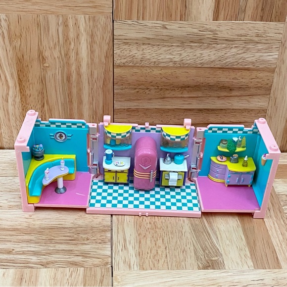 1999 Vintage Polly Pocket Bluebird Toys Swindon England Dream Builders House - Picture 8 of 9